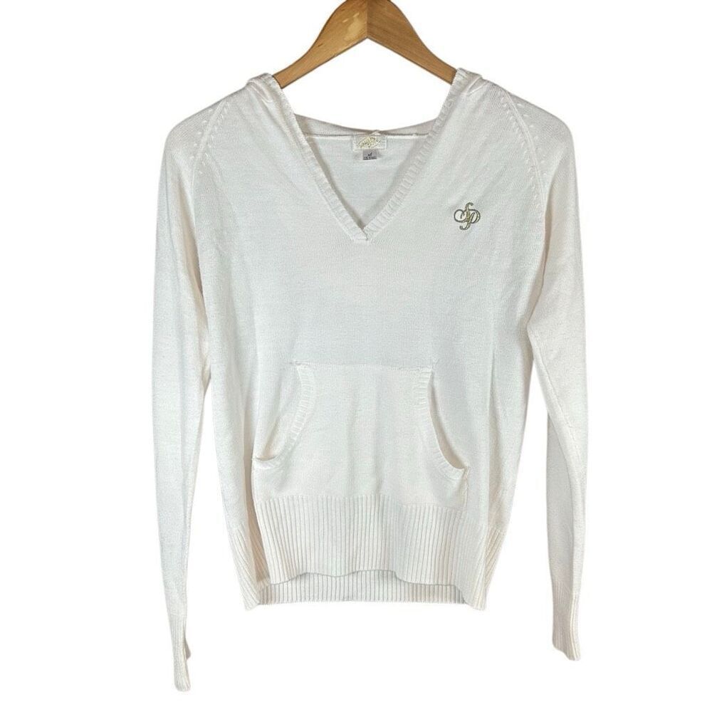 South Pole Vintage Sweater Cream Colored Sweater Size XL